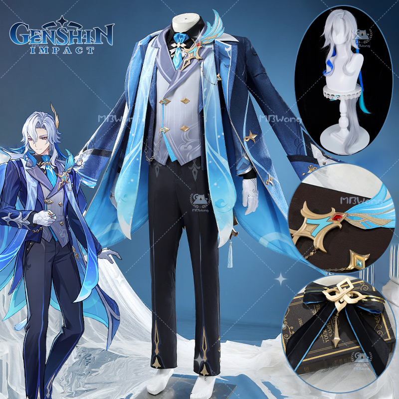 Women Accessories Gift - Game Genshin Impact Neuvillette Cosplay Costume