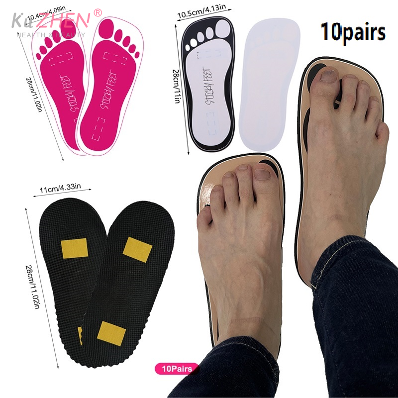 Women'S Accessories Accessorize - 10Pairs Disposable Women Tanning Slippers Tanning