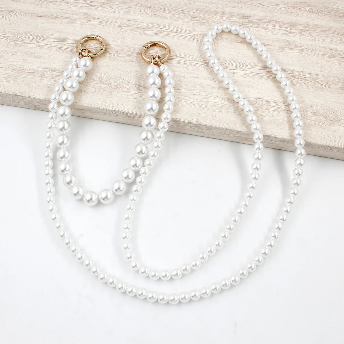 Women'S Accessories Purse - Pearl Chain for Bags Handbag Handles