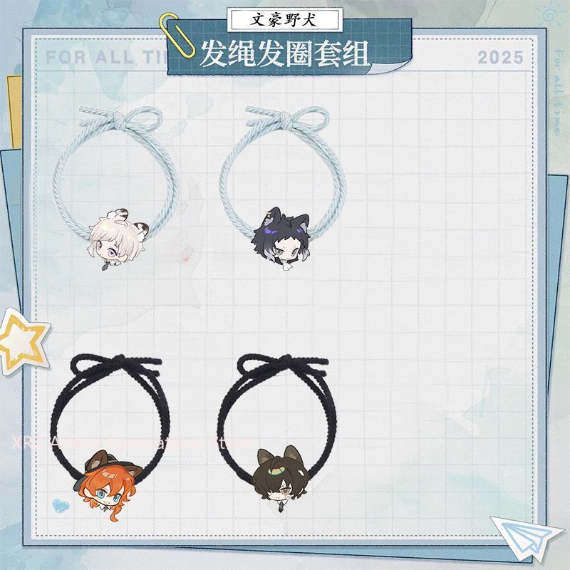 Women Accessories Gift - 4pcs Kunikida Doppo Anime Dazai Osamu