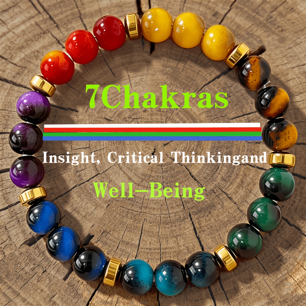 Women Accessories Gift Set - A seven-chakra yoga meditation bracelet |