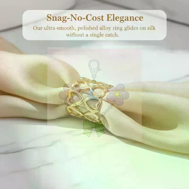 Women'S Accessories Clothing - 1/4Pcs Alloy Circle Scarves Brooch Pins