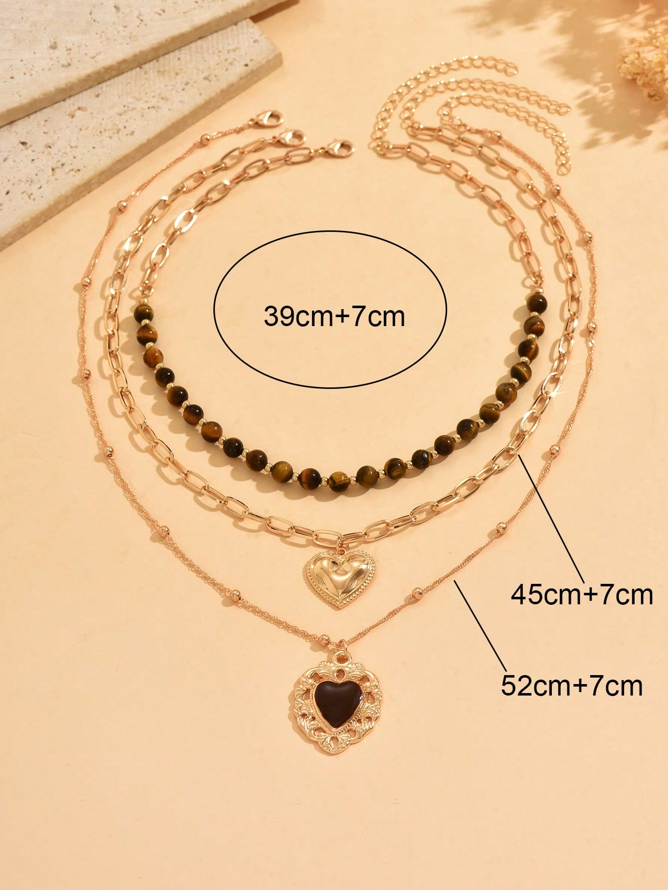 3pcs/Set Vintage Luxury Gold C - Layered Necklace Set recensione e prezzo