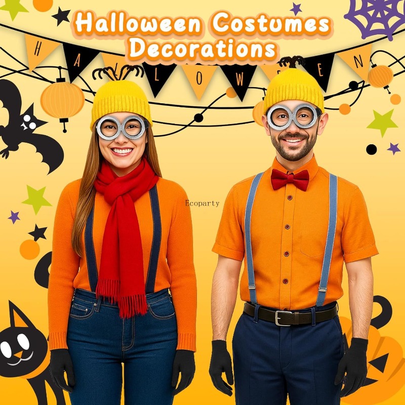 Halloween Costumes for Men Wom - Women'S Yellow Accessories recensione e prezzo