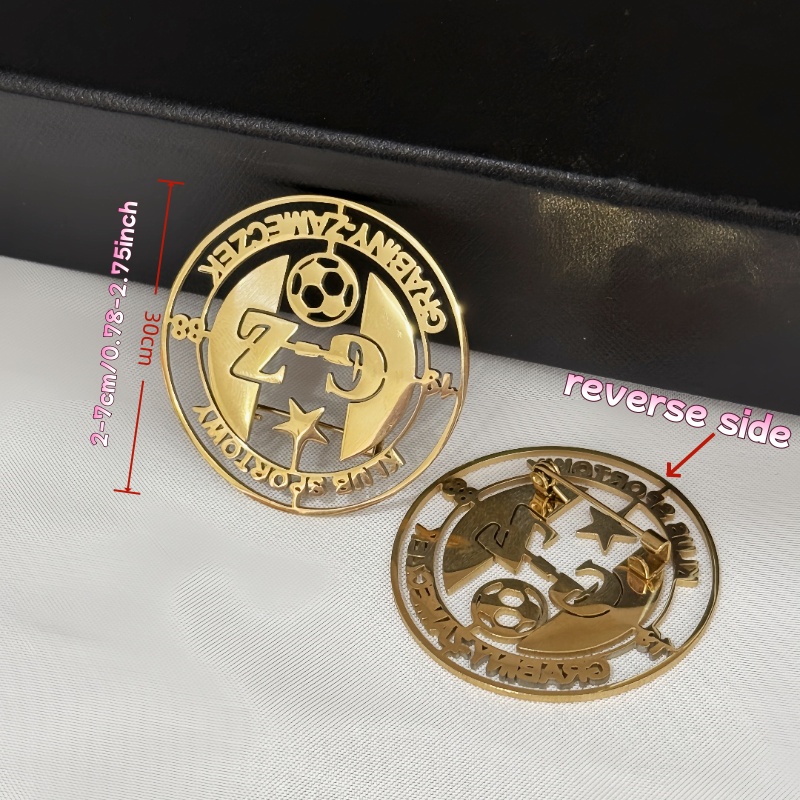 Custom Logo Brooch Simple Crea - Women Accessories Logo recensione e prezzo