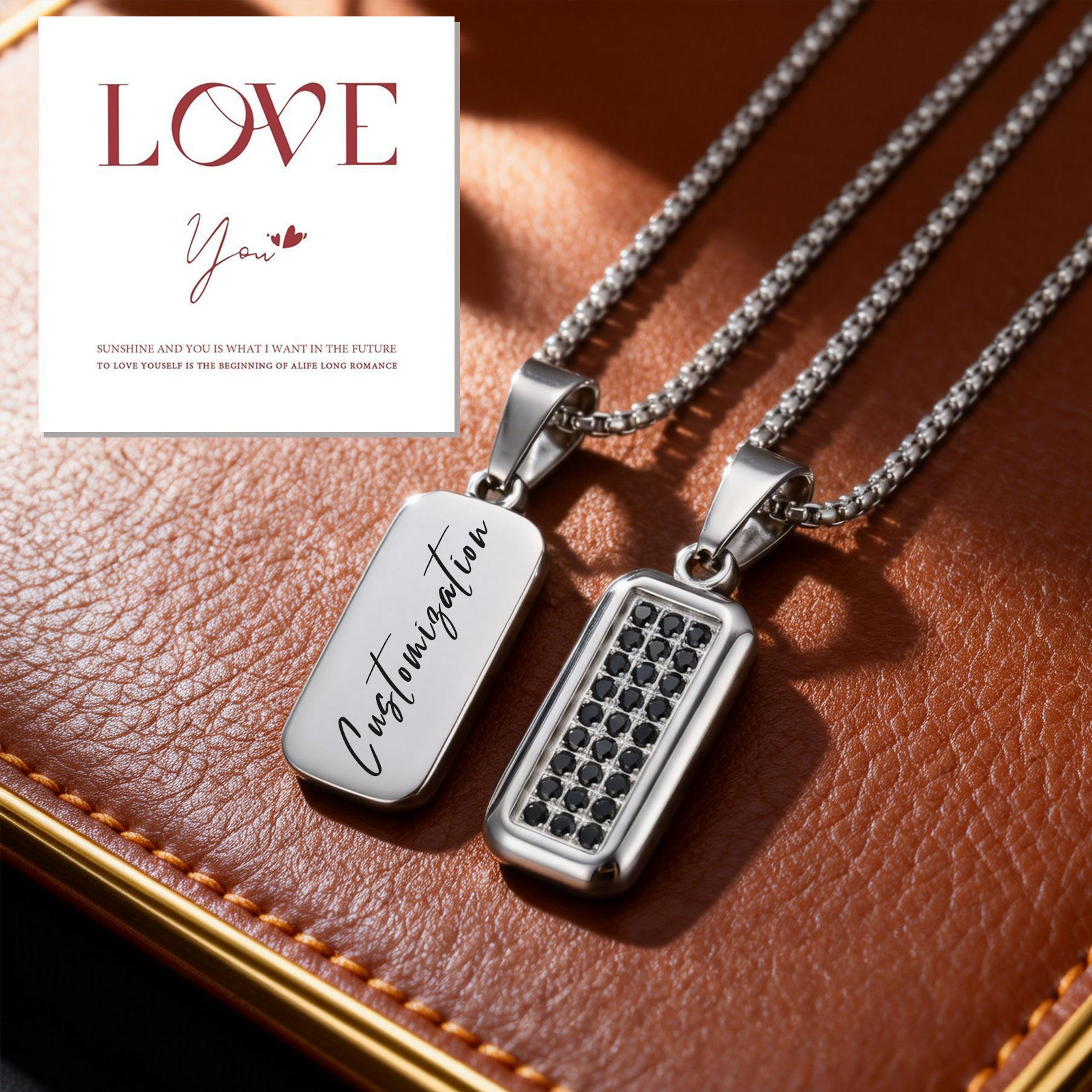 Personalization Dog Tag Neckla - Layered Necklace Set recensione e prezzo