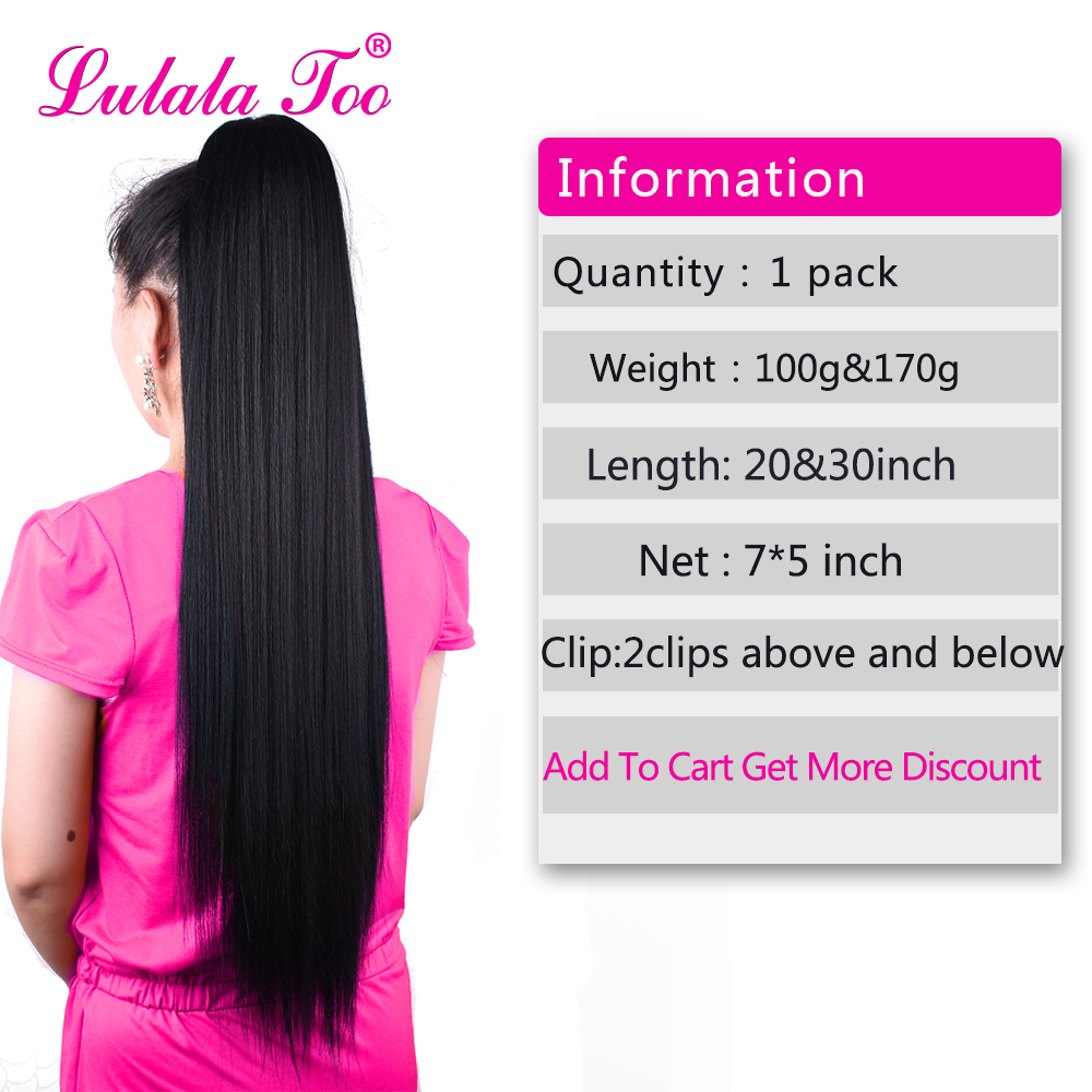 30inch Long Afro Puff Yaki Str - Hair Band Elastic recensione e prezzo