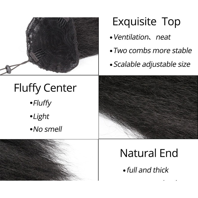 Drawstring Ponytail Hair Exten - Hair Band Elastic recensione e prezzo