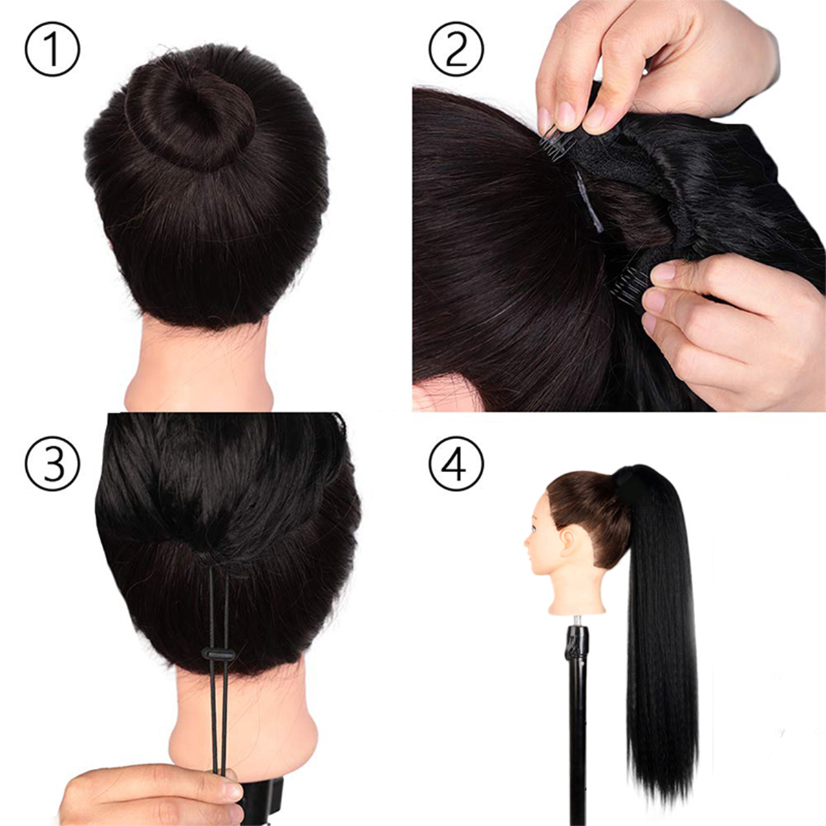 Drawstring Ponytail Hair Exten - Hair Band Elastic recensione e prezzo