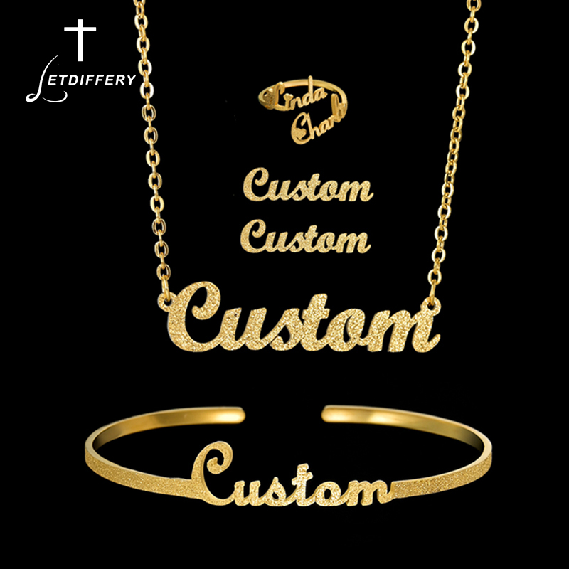 Letdiffery Custom Name Jewelry - Women Accessories Gift Set recensione e prezzo