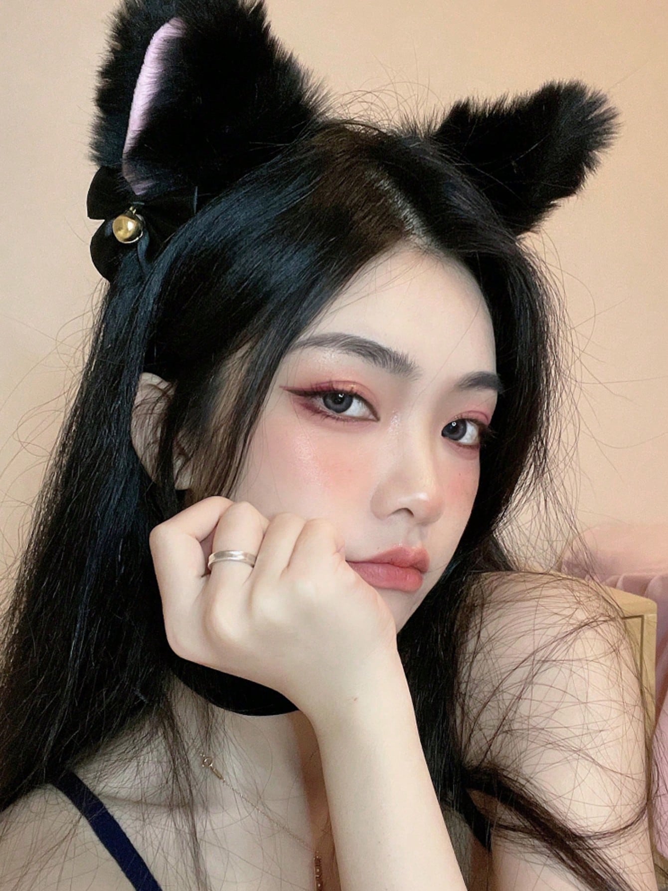 Black Fuzzy Cat Ear Hairband W - Women'S Yellow Accessories recensione e prezzo