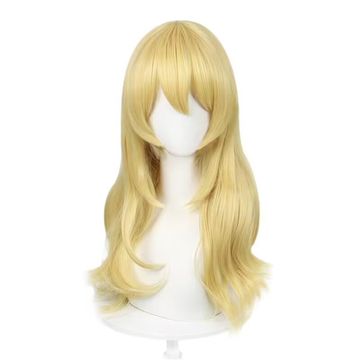60cm Long Yellow Blonde Loose  - Women'S Yellow Accessories recensione e prezzo