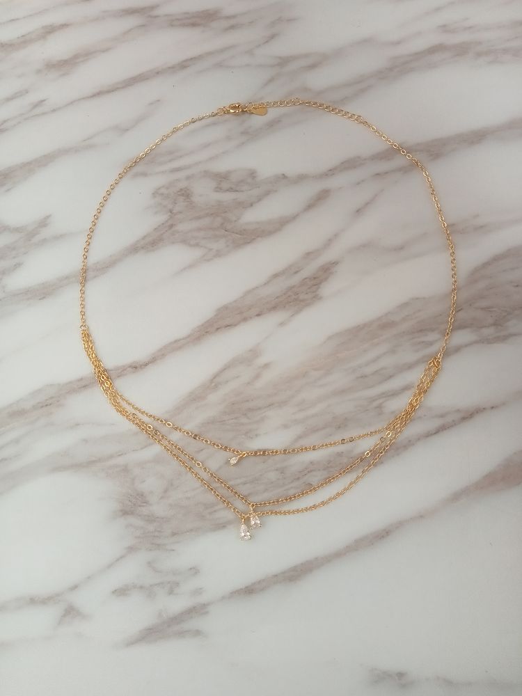 925 Sterling Silver Three Laye - Layered Necklace Set recensione e prezzo