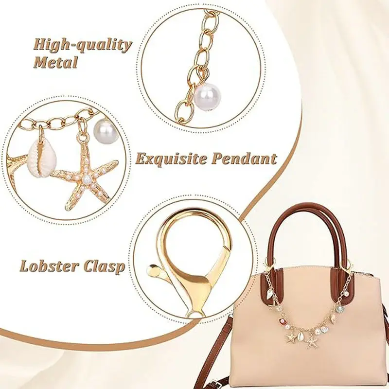 Bag Charms for Handbags Golden - Women'S Accessories Purse recensione e prezzo