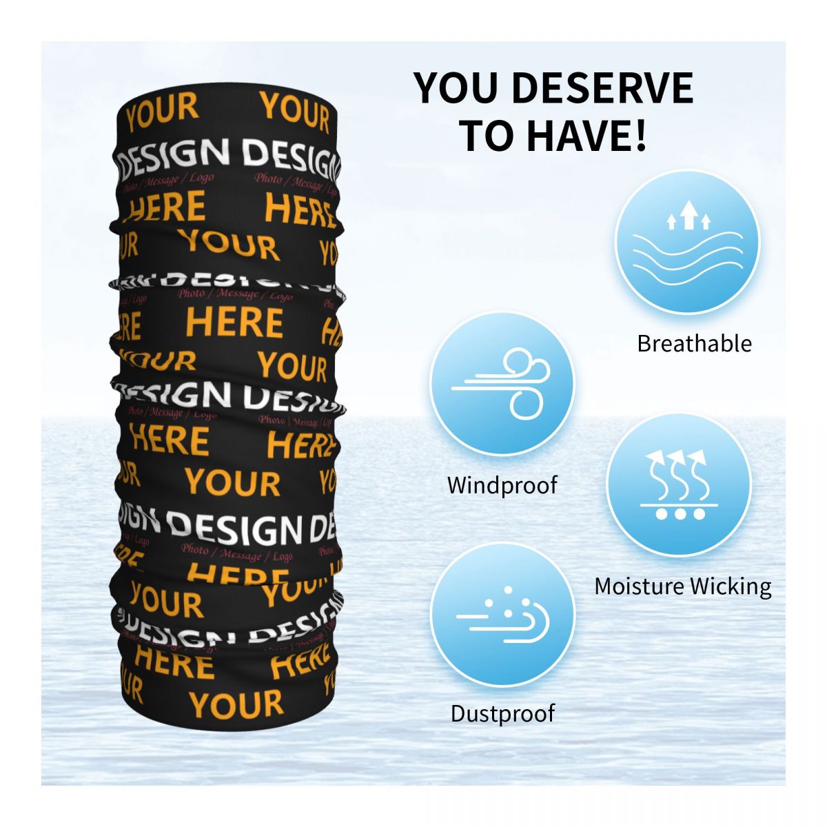 Custom Your Design Here Bandan - Women Accessories Logo recensione e prezzo