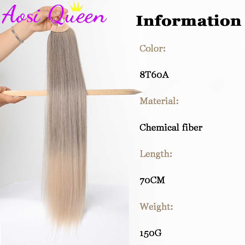 AOSI  Wig Ponytail Female 2024 - Hair Band Elastic recensione e prezzo