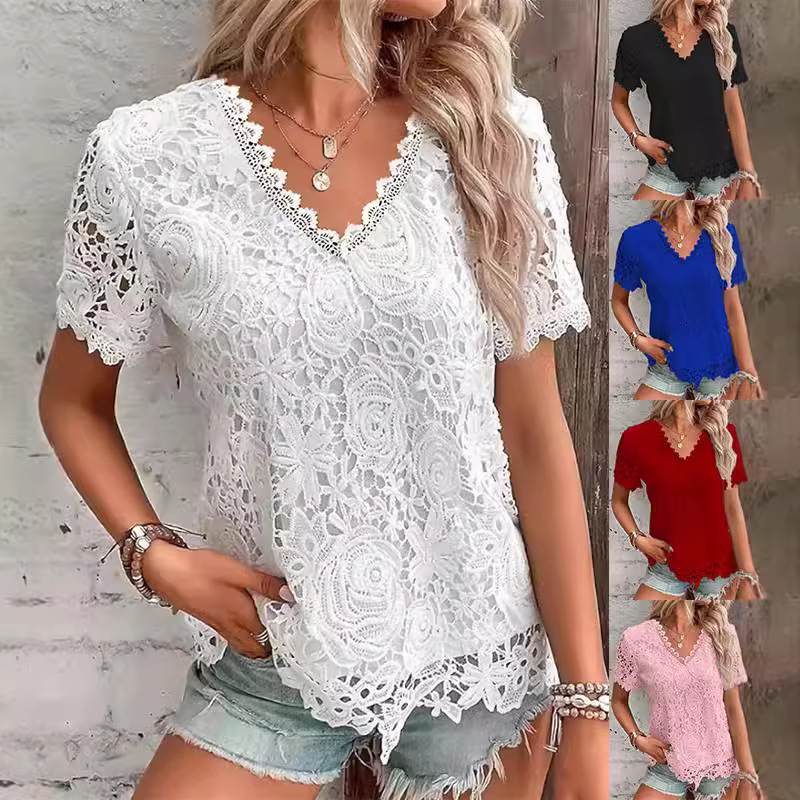 Summer Women's Shirt White Sho - Layered Necklace Set recensione e prezzo