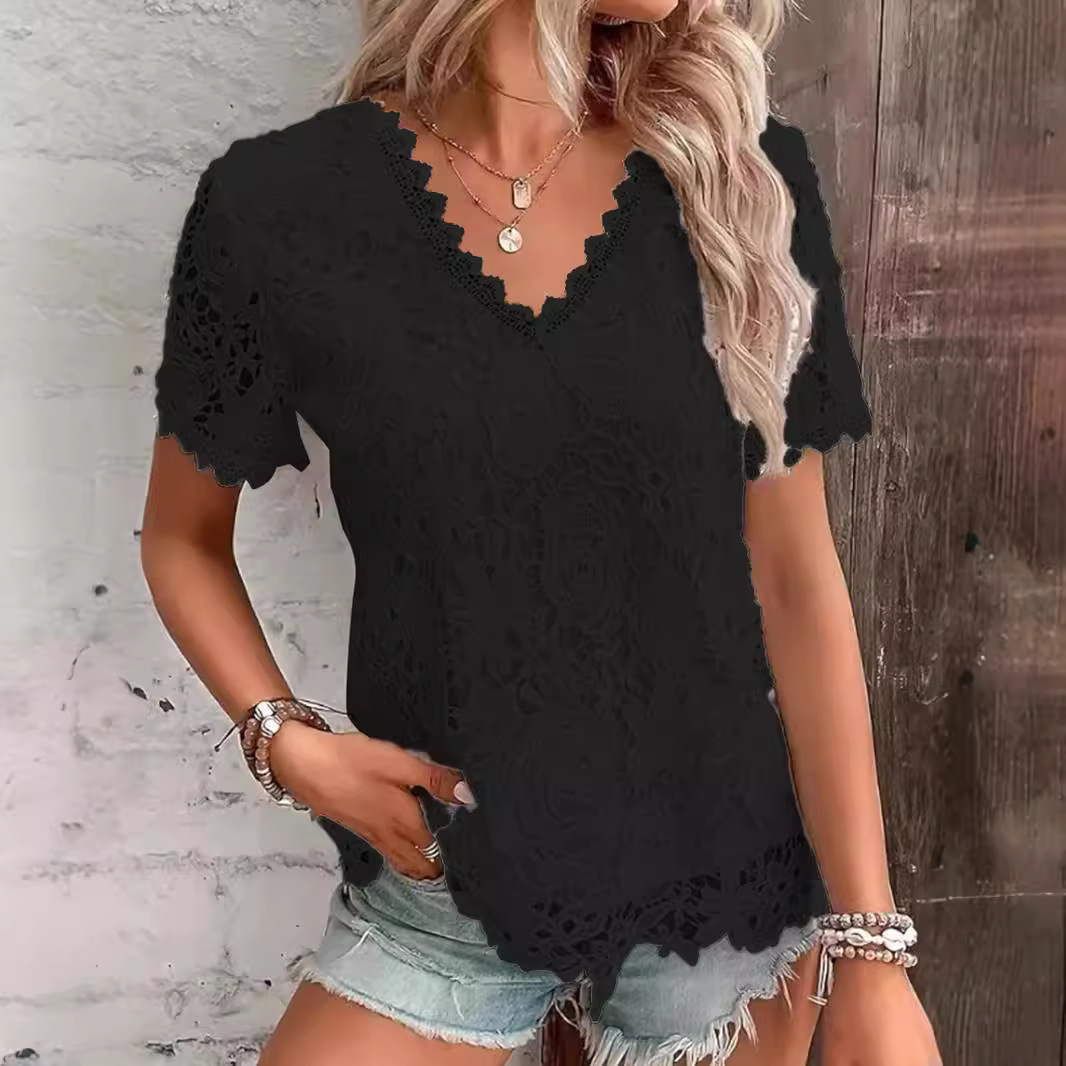Summer Women's Shirt White Sho - Layered Necklace Set recensione e prezzo