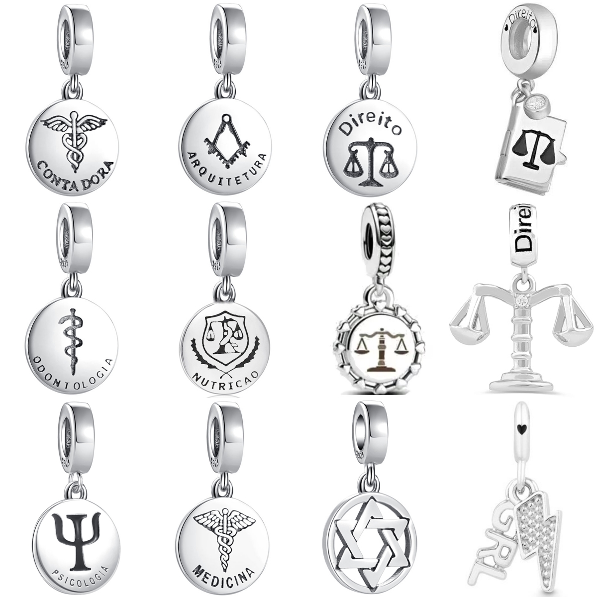 New 925 Sterling Silver Charm  - Women'S Accessories New Balance recensione e prezzo