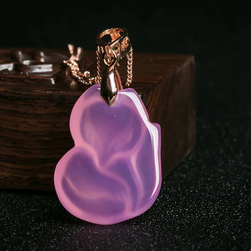 Natural Purple Agate Fox Penda - Women Accessories For Hand recensione e prezzo