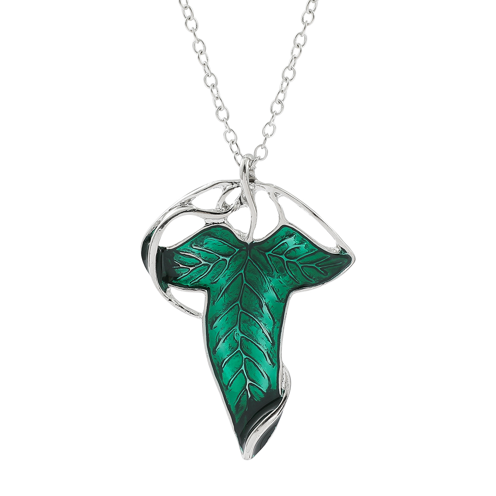 Vintage Green Leaf Pendant Nec - Women'S Vintage Accessories recensione e prezzo