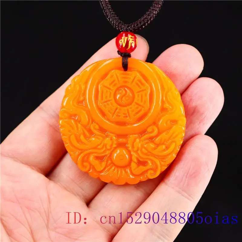 Yellow Jade Dragon Pendant Gif - Women'S Yellow Accessories recensione e prezzo