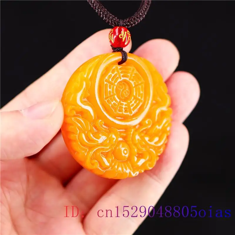 Yellow Jade Dragon Pendant Gif - Women'S Yellow Accessories recensione e prezzo