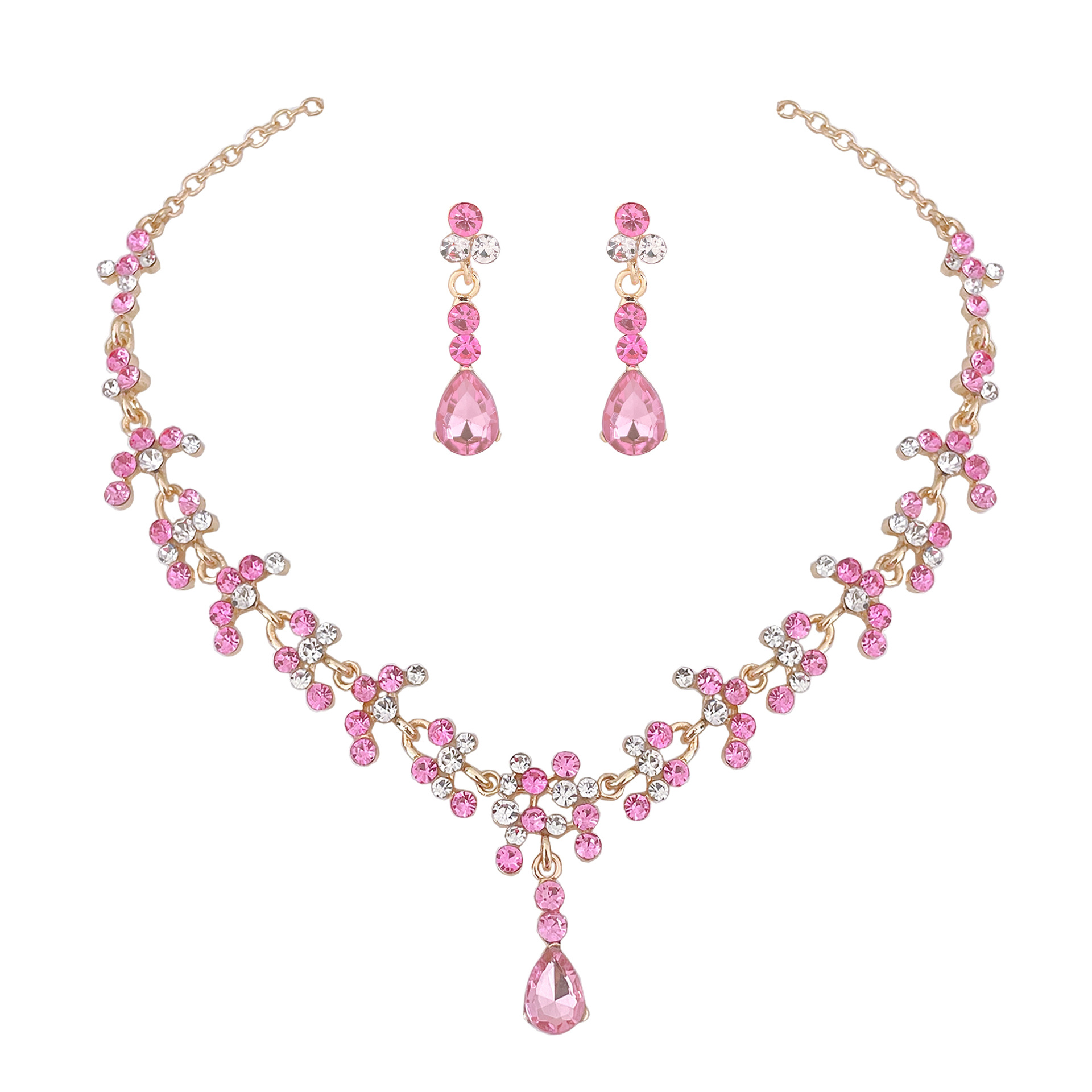 Baroque Pink Purple Crystal Br - Women Jewelry Accessories For Black Dress recensione e prezzo