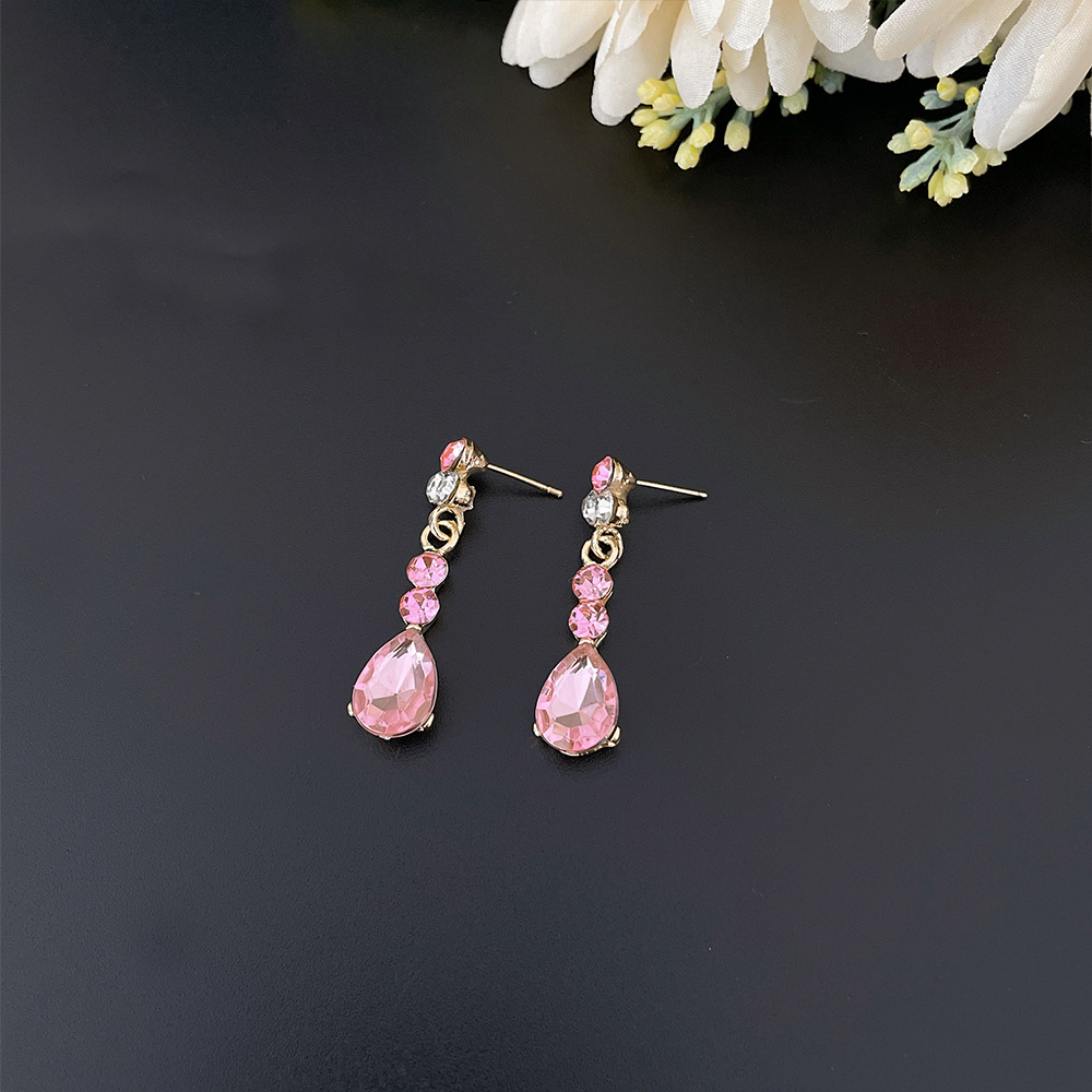 Baroque Pink Purple Crystal Br - Women Jewelry Accessories For Black Dress recensione e prezzo