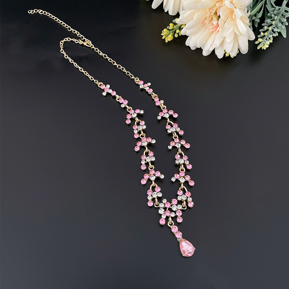 Baroque Pink Purple Crystal Br - Women Jewelry Accessories For Black Dress recensione e prezzo