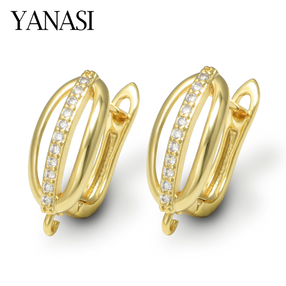 1 Pair 18K Gold Plated Brass C - Women Accessories For Hand recensione e prezzo