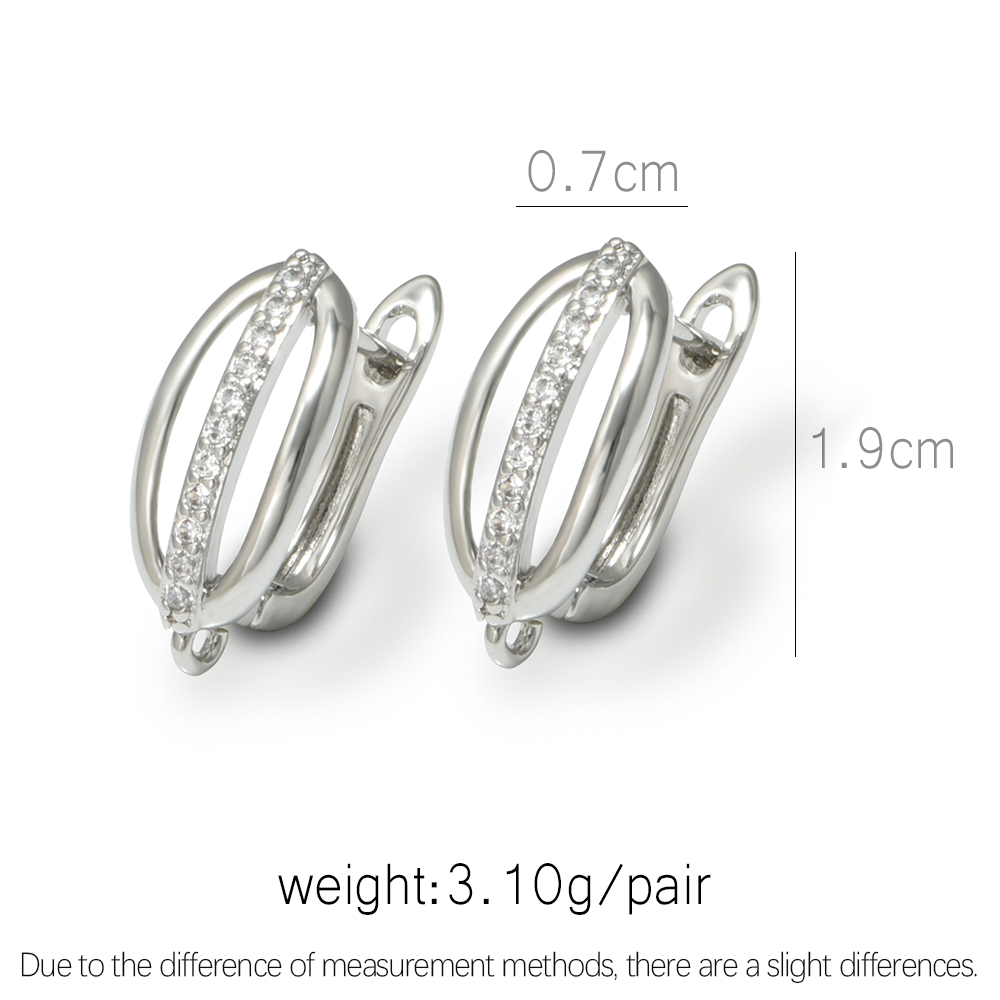 1 Pair 18K Gold Plated Brass C - Women Accessories For Hand recensione e prezzo