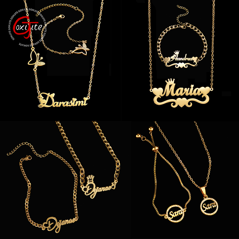 Goxijite Customize Name Neckla - Women Accessories Gift Set recensione e prezzo