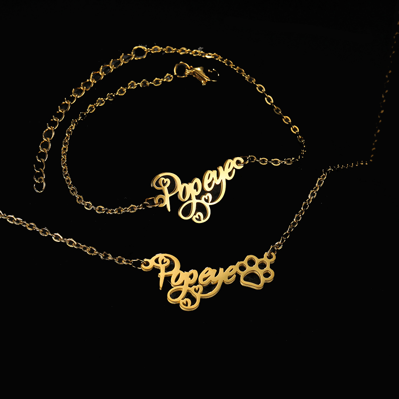 Goxijite Customize Name Neckla - Women Accessories Gift Set recensione e prezzo