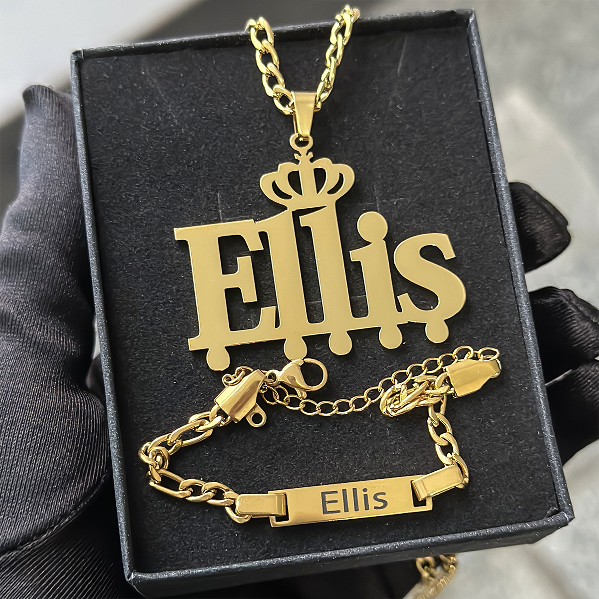 Custom Little Boy Name Necklac - Women Accessories Gift Set recensione e prezzo