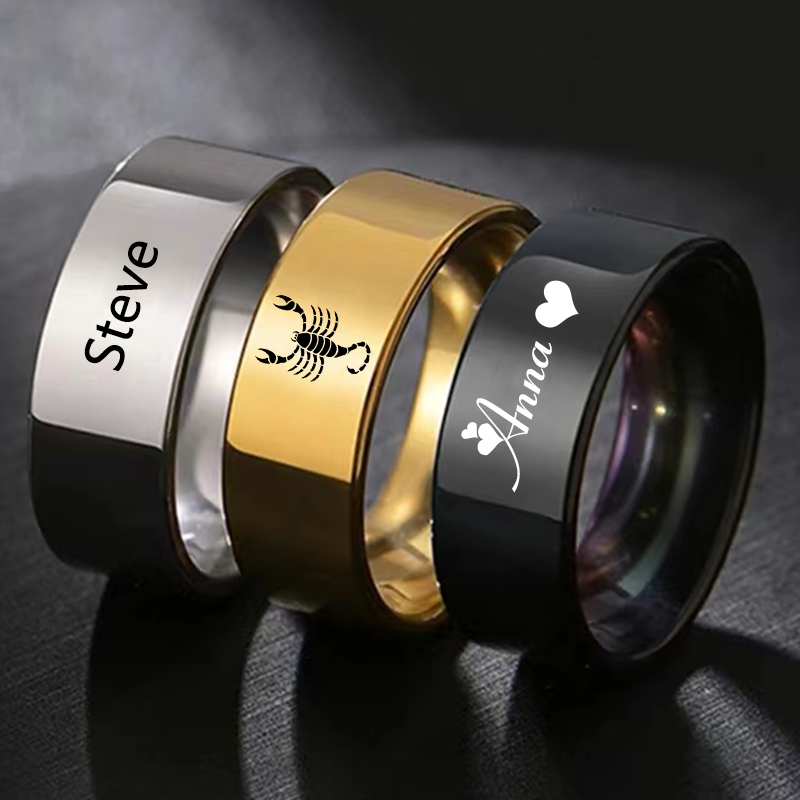 Trendy 8mm Smooth Customized S - Women Accessories Logo recensione e prezzo
