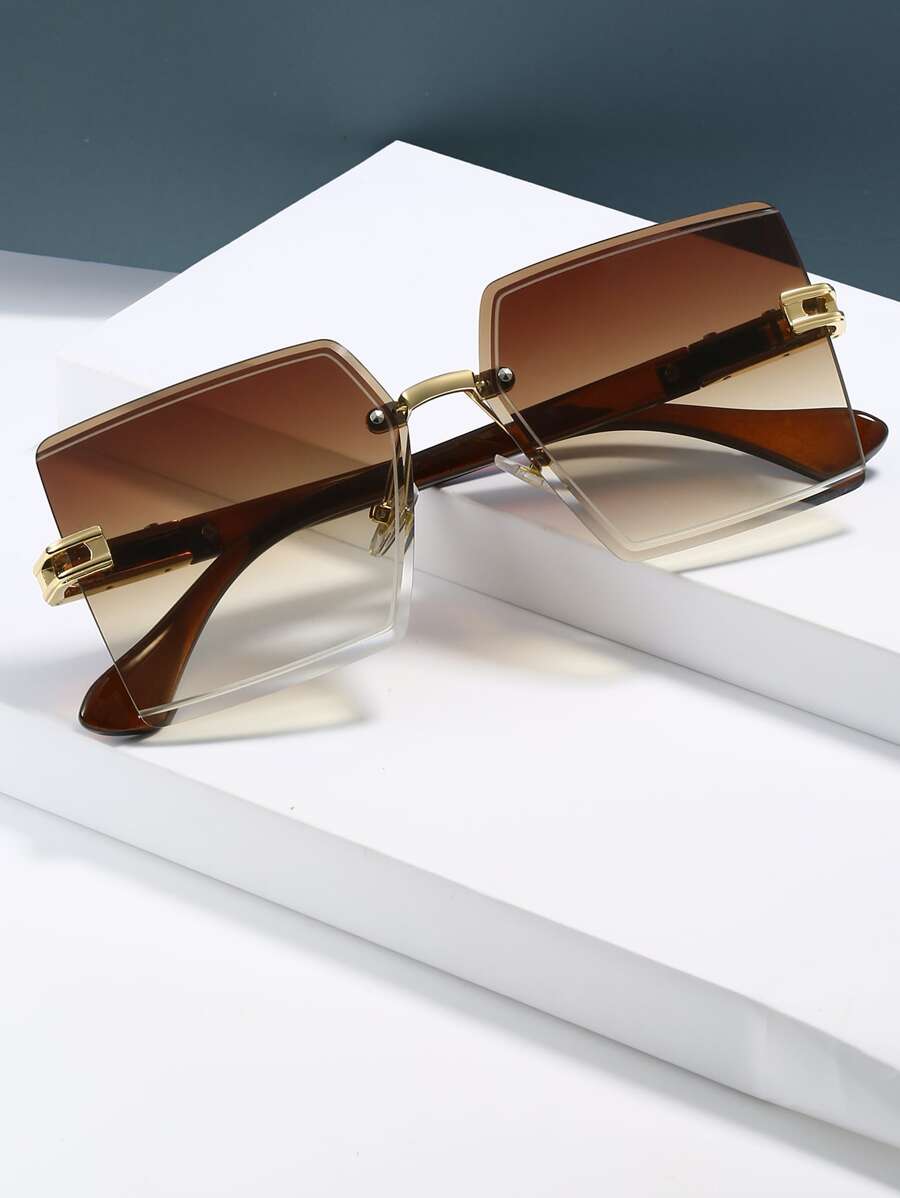 Rimless Ombre Lens Fashion Sun - Women'S Vintage Accessories recensione e prezzo