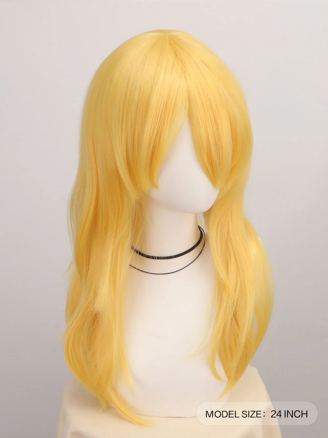 Yellow Long Great Wavy Curly C - Women'S Yellow Accessories recensione e prezzo