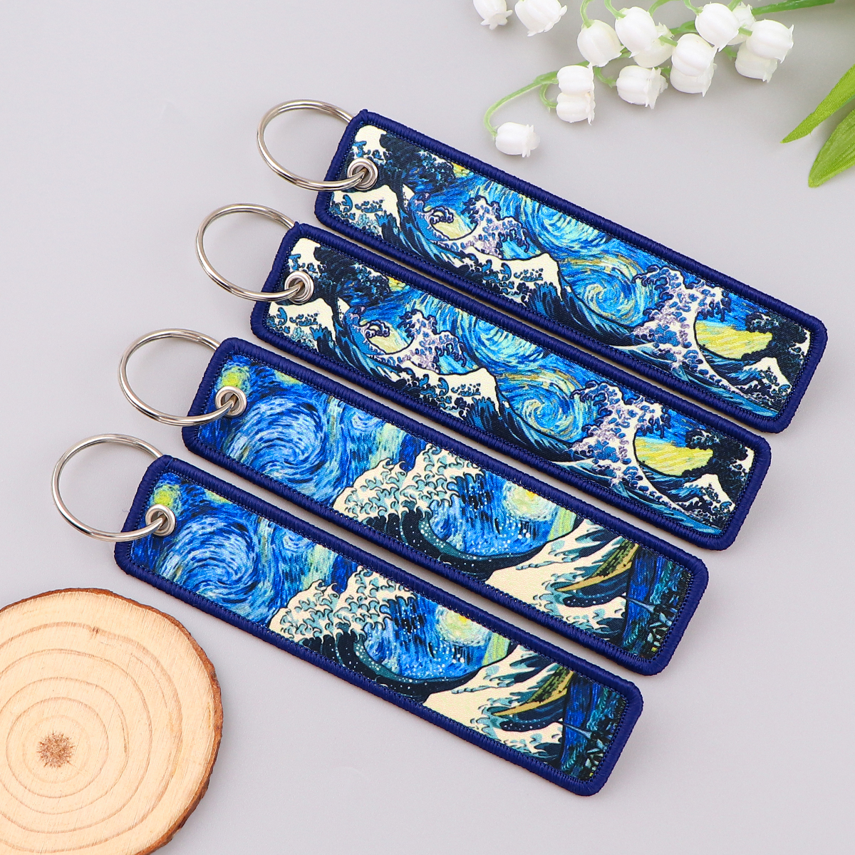 Van Gogh Embroidery Key Fobs K - Women Accessories For Hand recensione e prezzo