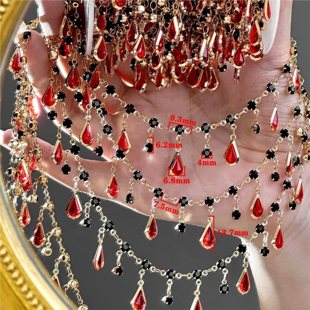 0.5/1m Teardrop Rhinestone Tas - Women'S Accessories Clothing recensione e prezzo