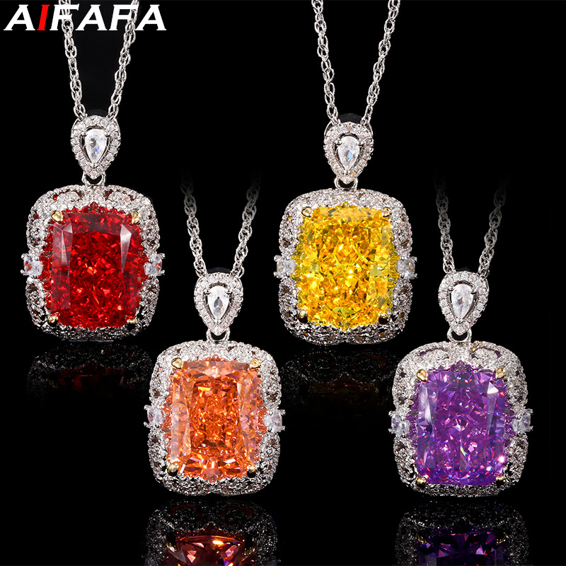 Ice Flowers Cut Pendant Neckla - Women'S Yellow Accessories recensione e prezzo