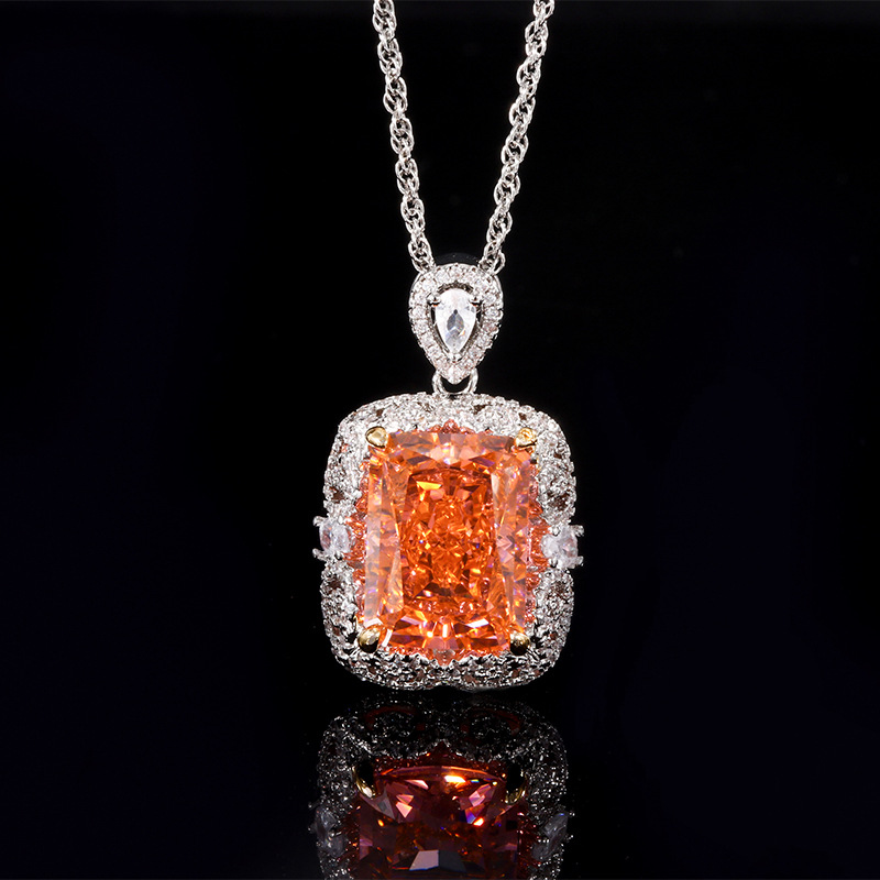 Ice Flowers Cut Pendant Neckla - Women'S Yellow Accessories recensione e prezzo