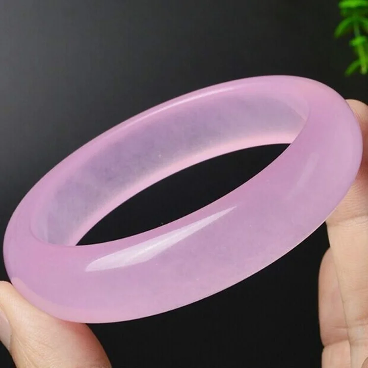 Genuine Natural Pink Jade Bang - Women Accessories For Hand recensione e prezzo