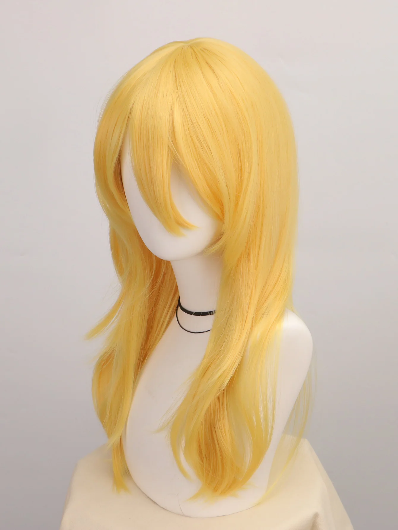 Yellow Long Great Wavy Curly C - Women'S Yellow Accessories recensione e prezzo