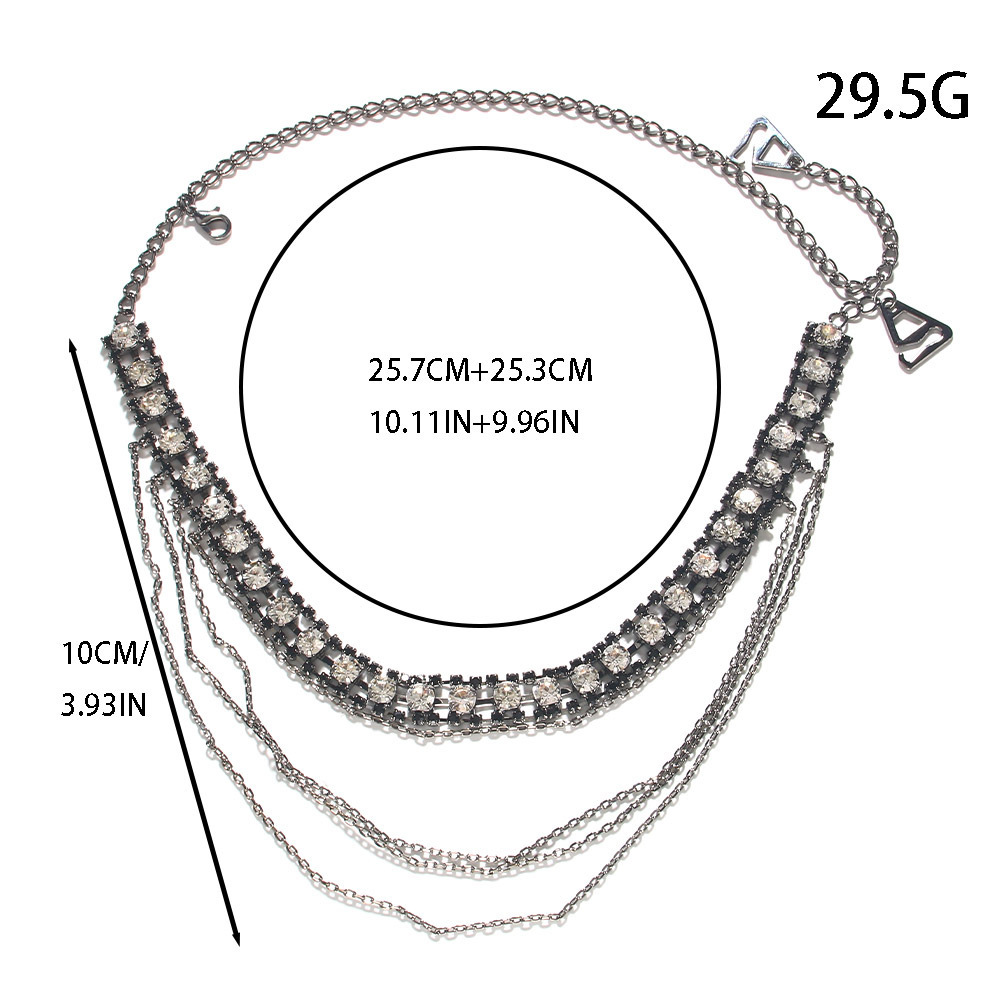 Stonefans Black Layered Should - Women Jewelry Accessories For Black Dress recensione e prezzo