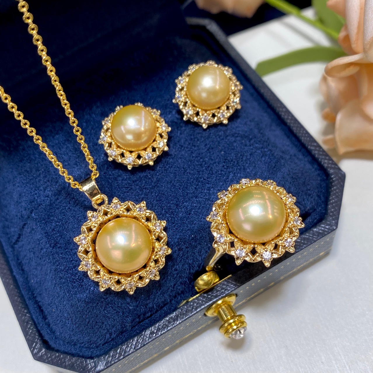 one Set freshwater pearl yello - Women'S Yellow Accessories recensione e prezzo