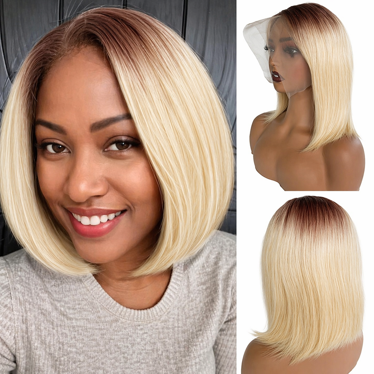 13×4 HD Lace Front Bob Wig 4/6 - Hair Band Elastic recensione e prezzo