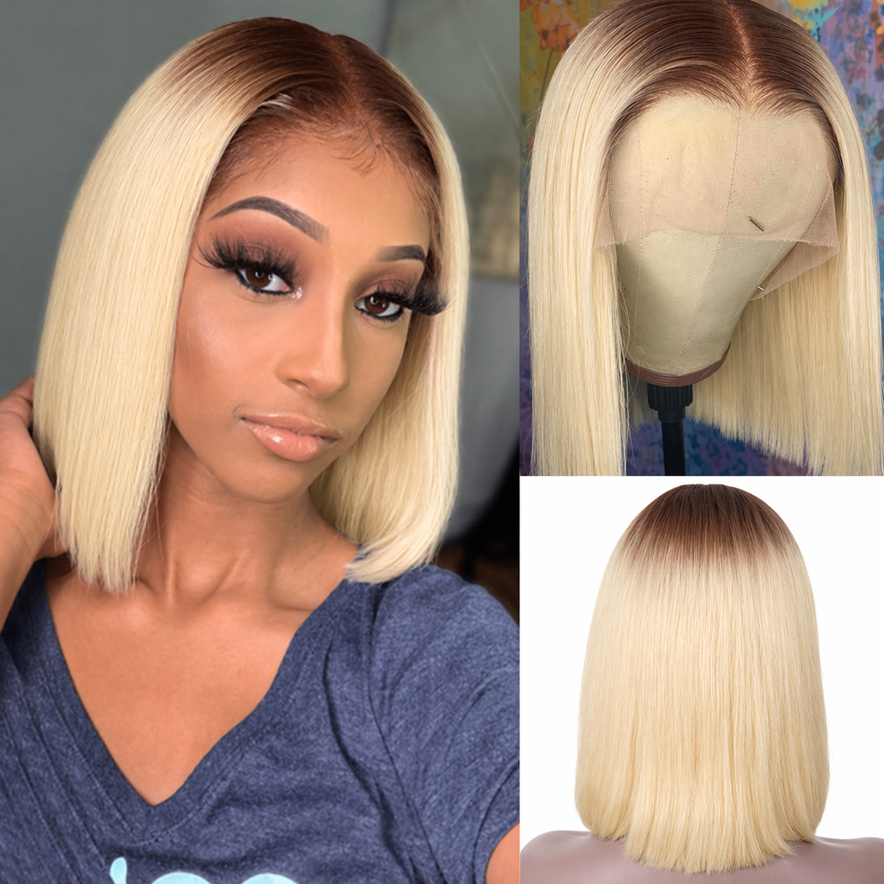 13×4 HD Lace Front Bob Wig 4/6 - Hair Band Elastic recensione e prezzo