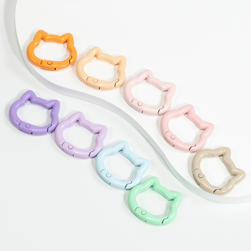 5pcs Cute Heart Cat Keychain R - Women'S Accessories Purse recensione e prezzo