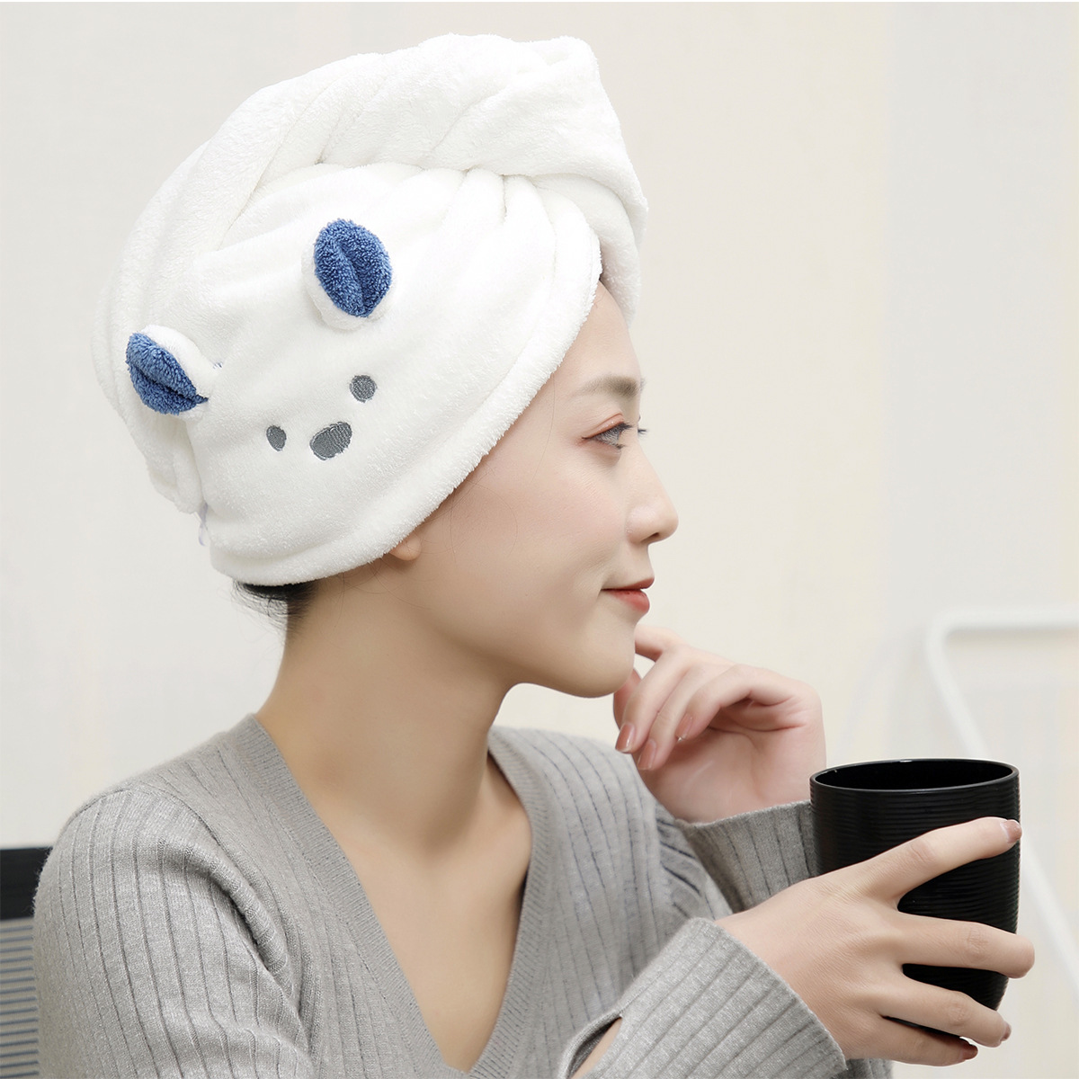 Hair Towel Cartoon Cute Absorb - Hair Band Elastic recensione e prezzo